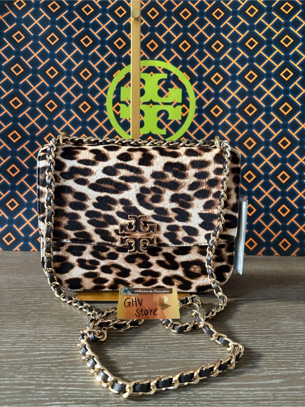 Tory Burch Britten haircalf small convertible shoulder bag